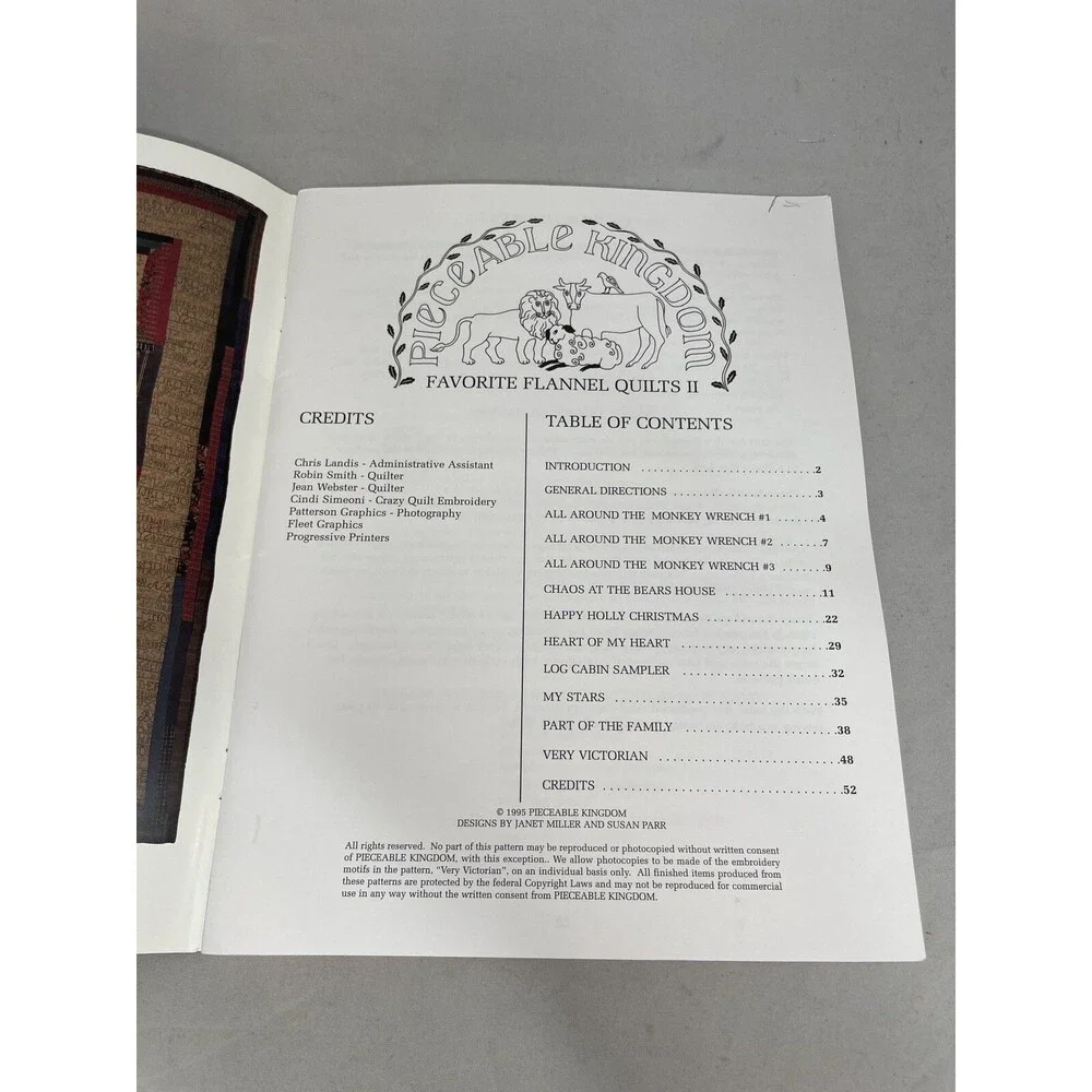 Pieceable Kingdom Favorite Flannel Quilts II Quilting Book Miller Parr Patterns